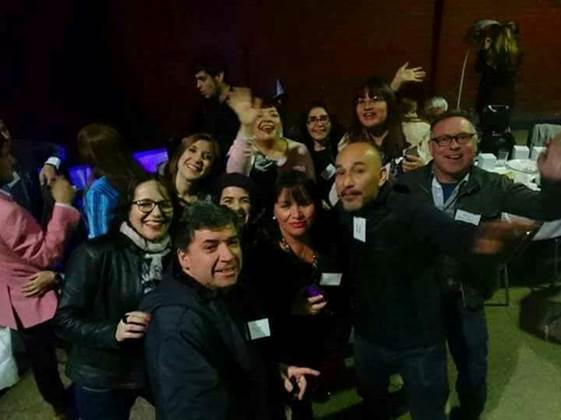 La imagen puede contener: 11 personas, incluidos Claudia Marti Henriquez, Joana Fernández González y Ernesto Tellez, personas sonriendo, personas de pie